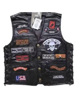 Electric car leather vests are really cool.