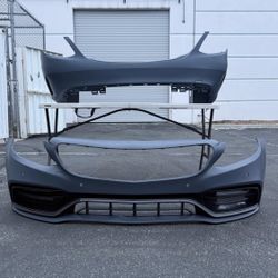 2015-2021 Mercedes Benz W205 C-Class Front/Rear Bumper Conversion Kit to AMG