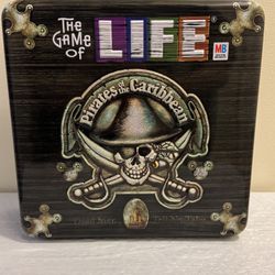Pirates of the Caribbean The Game of Life Collector's Edition Tin COMPLETE 2004