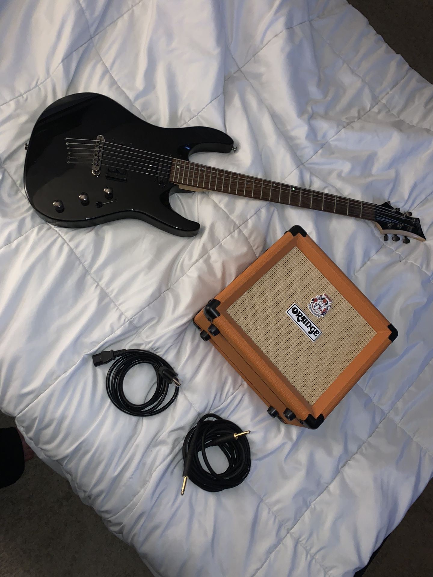 Mitchell’s Guitar & Orange Amplifier 