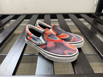 Dark Aura Multicolored Slip-on Vans Unisex!