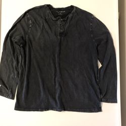 Lucky Brand Long Sleeve Henley — Size XL