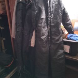 2 Snowmobile SUITS Not Leather, Med And Large 