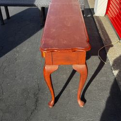 Long Table With 2 Drawers