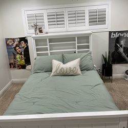 Full Size White Bed Frame