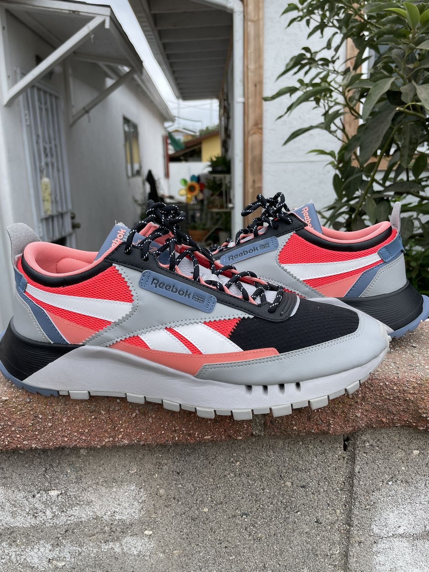 Reeboks Classic Legacy ‘Pure Grey Twisted Coral’ Size 12