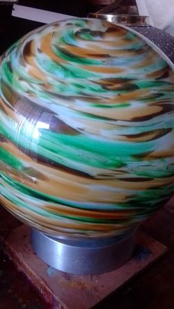 Large Hand blown Glass Decorative Ball
