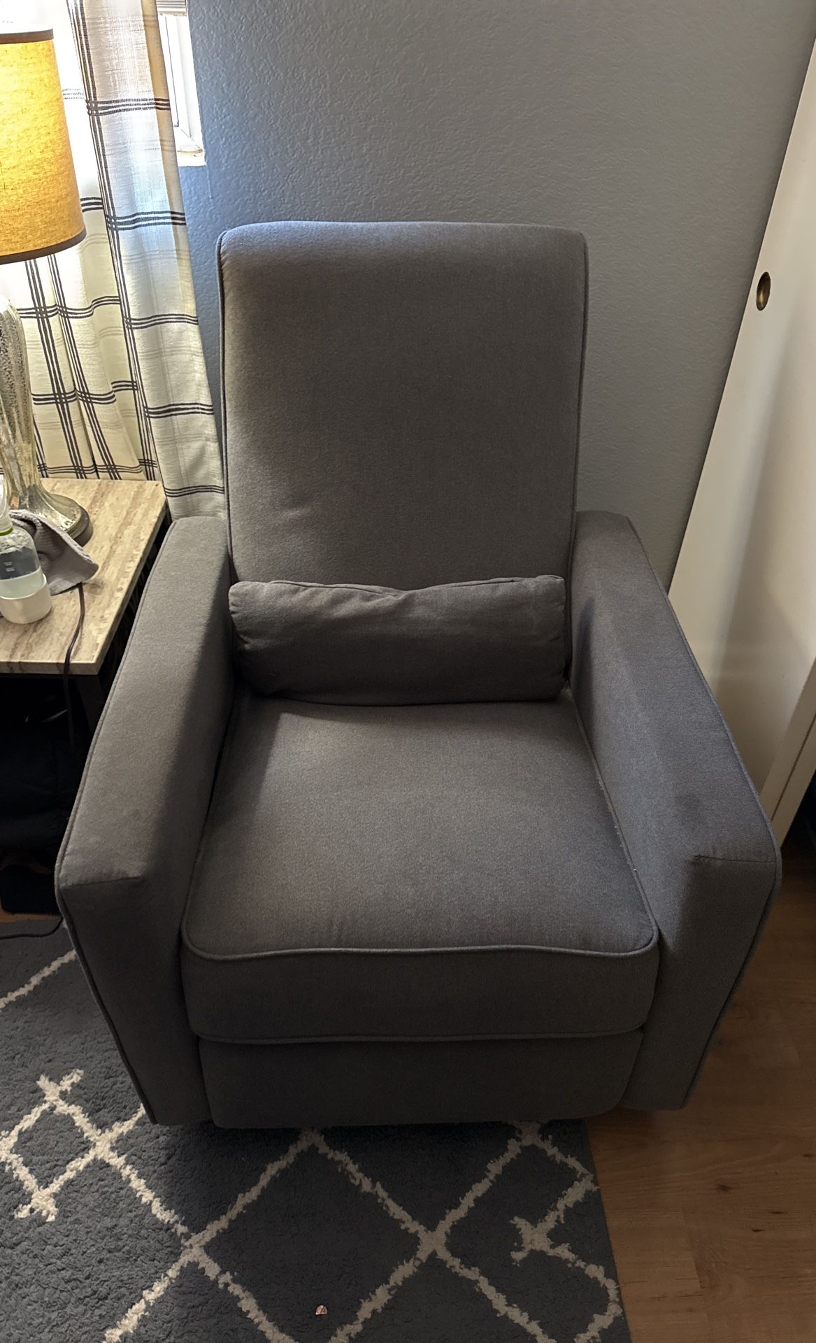Grey rocking Chair/recliner 