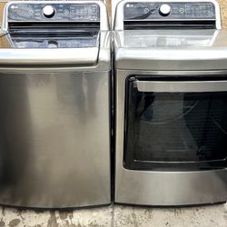 LG WASHER AND GAS    DRYER 