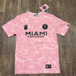 Bape X Inter Miami Pink Camo Shirt/Jersey