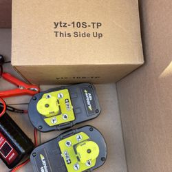 Ytz-10s And Ryobi Batteries 
