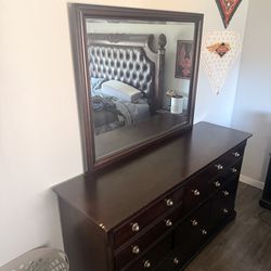Dresser And Mirror