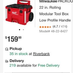 Brand New Milwaukee Packout Rolling Cart $125 Pickup In Oakdale 