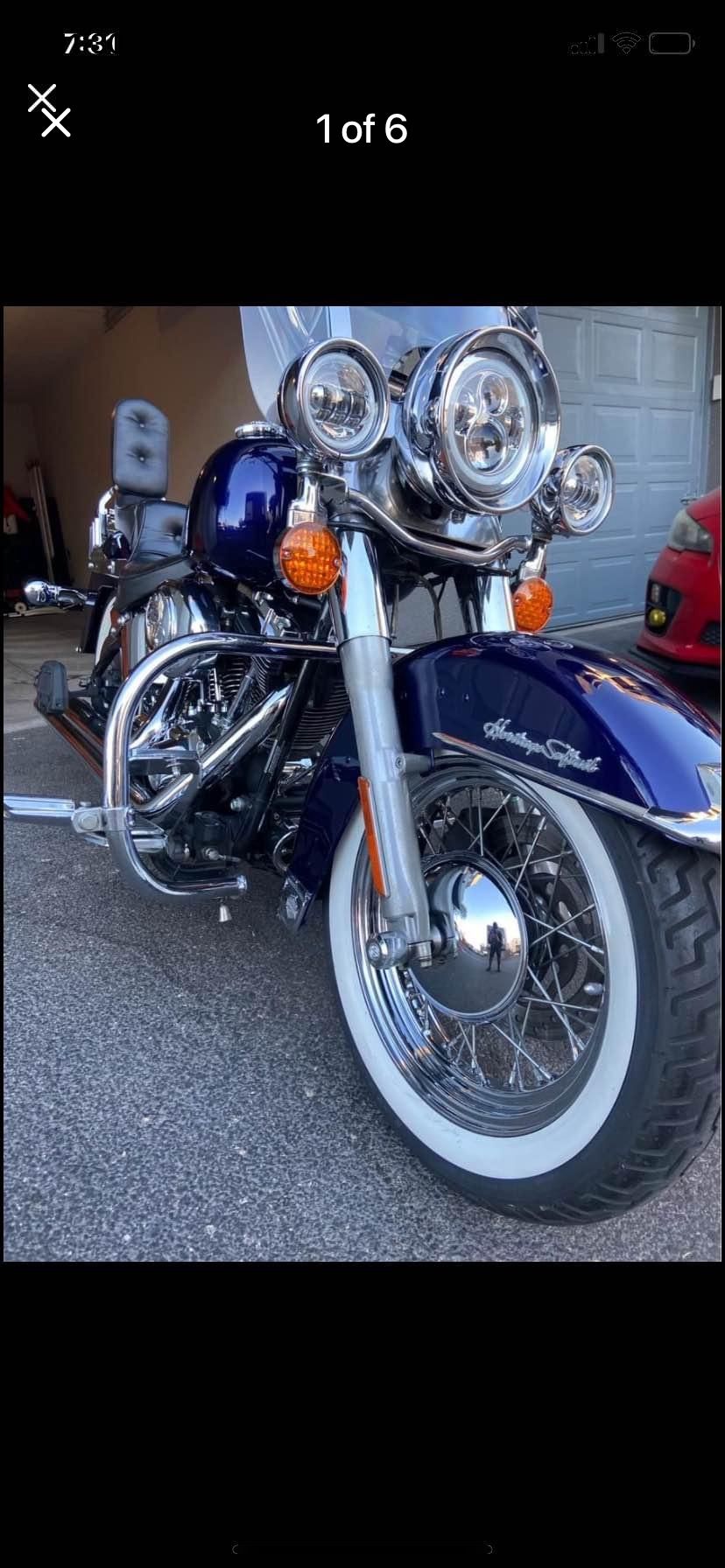 2002 Harley Davidson Heritage Softail Classic !