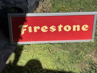 Firestone Light Up Tore Dealer Sign