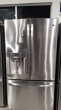 GE 3-Door Stainless Steel Fridge
