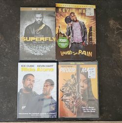 DVD Movie Lot of 4: Kevin Hart/Ice Cube - Ride Along + Digital Copy & More