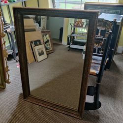 FRAMED ANTIQUE LARGE MIRROR 