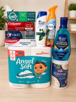 NEW Household & Personal Care Bundle – Angel Soft, Crest, Colgate & More