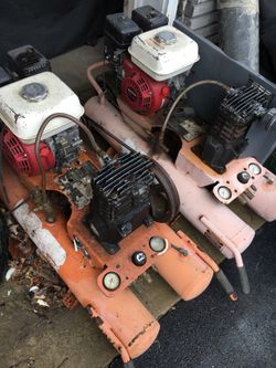 Ridgid gasoline compressors