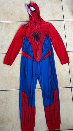 2 Minecraft and Spider-Man pajamas, size 10/12, for boys.