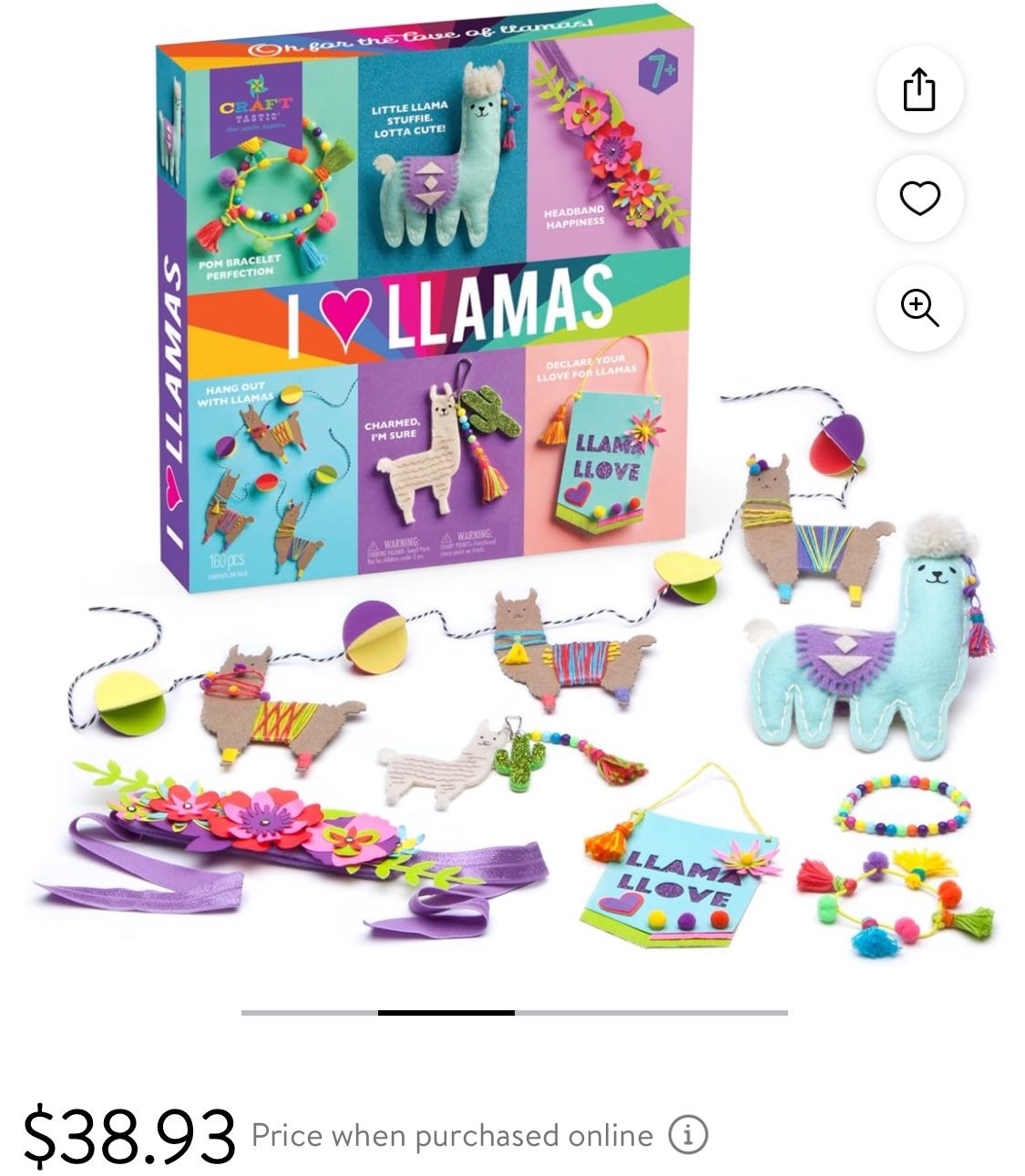 I Love Llamas Craftastic 