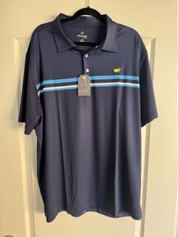 Masters Tech Navy Blue Golf Polo