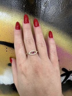 10k EYE RING