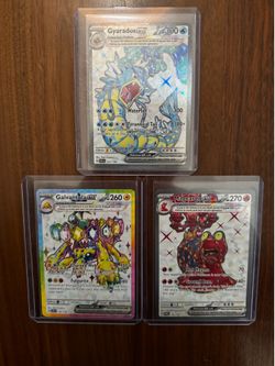 🔥 Pokémon ex Full Art Bundle – Gyarados SIR + 2 Full Arts 🔥