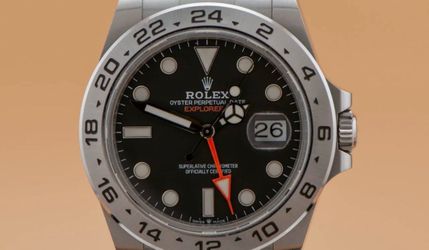 (150$)Rolex Explorer II 16570 Black Dial 40mm Automatic Watch
