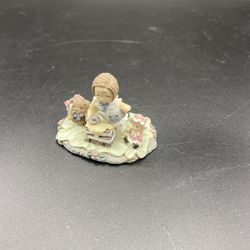 Ivy & Innocence Tea for Three Figurine 05032 Cast Art 1997 Cast Art