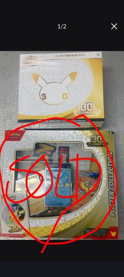 Update Poster collection SOLD !!! Pokemon TCG 30th anniversary ETB