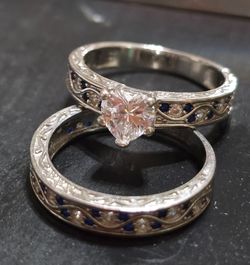 Rings marked .925 the two for $35. Pick-up In Aurora.
