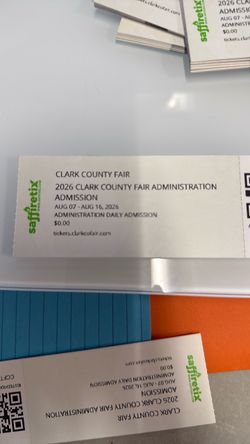 Clark county fair adm and parking