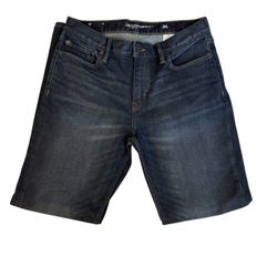 Banana Republic Dark Blue Denim Men's Slim Fit Jeans, 33x32