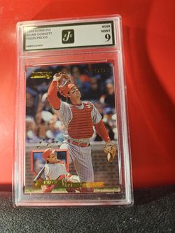 Brian Dorsett 1995 Donruss Press Proofs Cincinnati Reds #549 /2000 EJE 9 MT