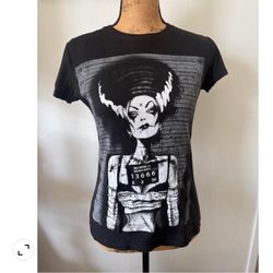 Bride of Frankenstein mugshot tee