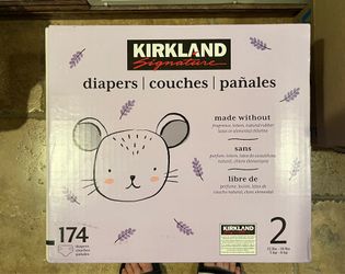 Kirkland signature diapers size 2, 174ct