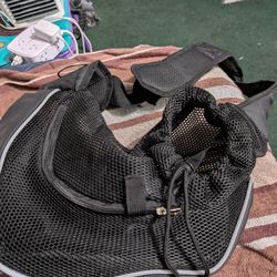 Dog Or Cat Carrying Black Purse