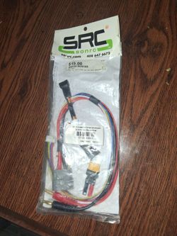 TRX ID compatible charge lead adapter 2s-4s to 4mm banana plugs