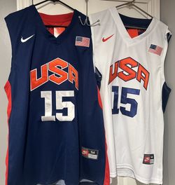 Carmelo Anthony Vintage USA Jerseys (2) Men’s 54 2XL