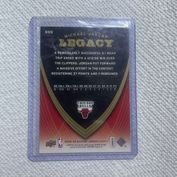 08-09 Upperdeck Michael Jordan Legacy 261!!!