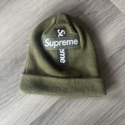 Supreme Box Logo Beanie Cross 