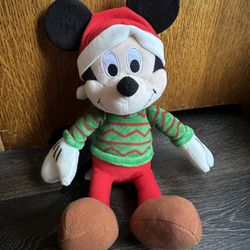 Kohl's Cares Disney Mickey Mouse 13” Plush Santa Hat Christmas