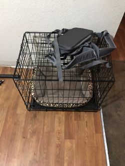 dog carrier and dog back pack carrier for sale used only twice