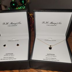 Necklace and Earrings 18k Gold Over Sterling Silver