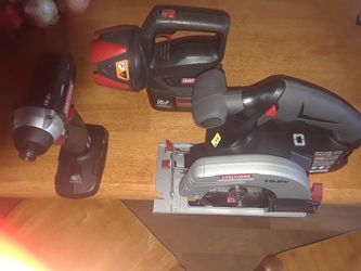 Craftsman 19.2 volt tools $25 each brand new circular saw impact driver or flashlight torch with battery