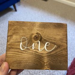 Wedding Table Numbers