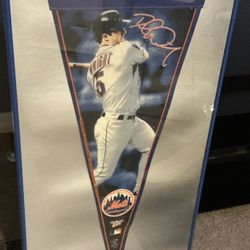 Framed Tribute To New York Mets Icon Captain David Wright #5