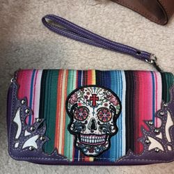 Canvas Wristlet Wallet 